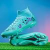 33-46 Unisex Fotbollsskor Är Långa Naglar Höga Elastiska Strumpor Professionella Konstgjorda Kapten Utomhussporter Barn Fotbollsskor