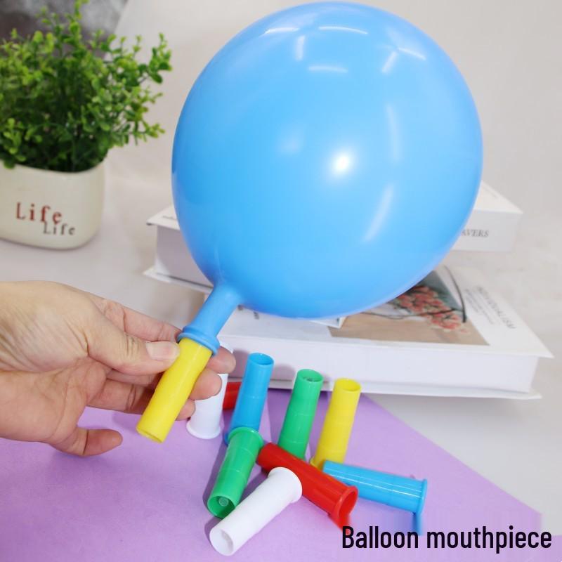 Small Nozzle Balloon Blower: Exercise Lung Capacity for Kids & Seniors at Birthday Parties