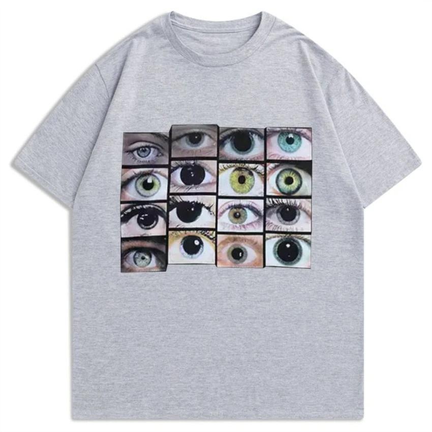 New multi-student printed crew neck t-shirt in autumn and winter 2025 S