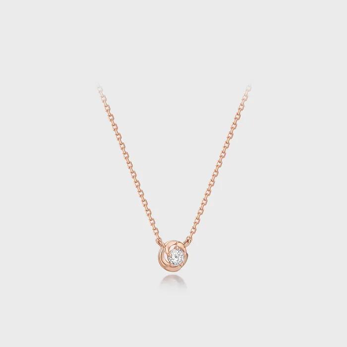 Miss Doo Lab Diamond Silver Necklace JDRNP6S64HC