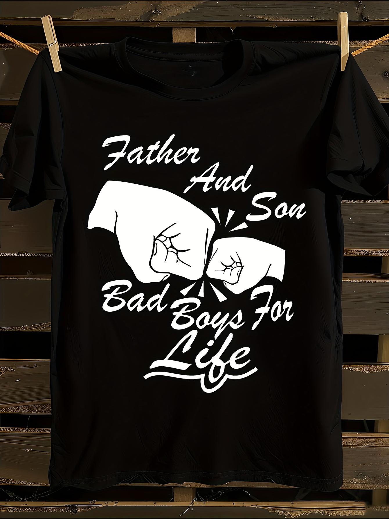 Funny Father and Son Matching T-shirt XXXL