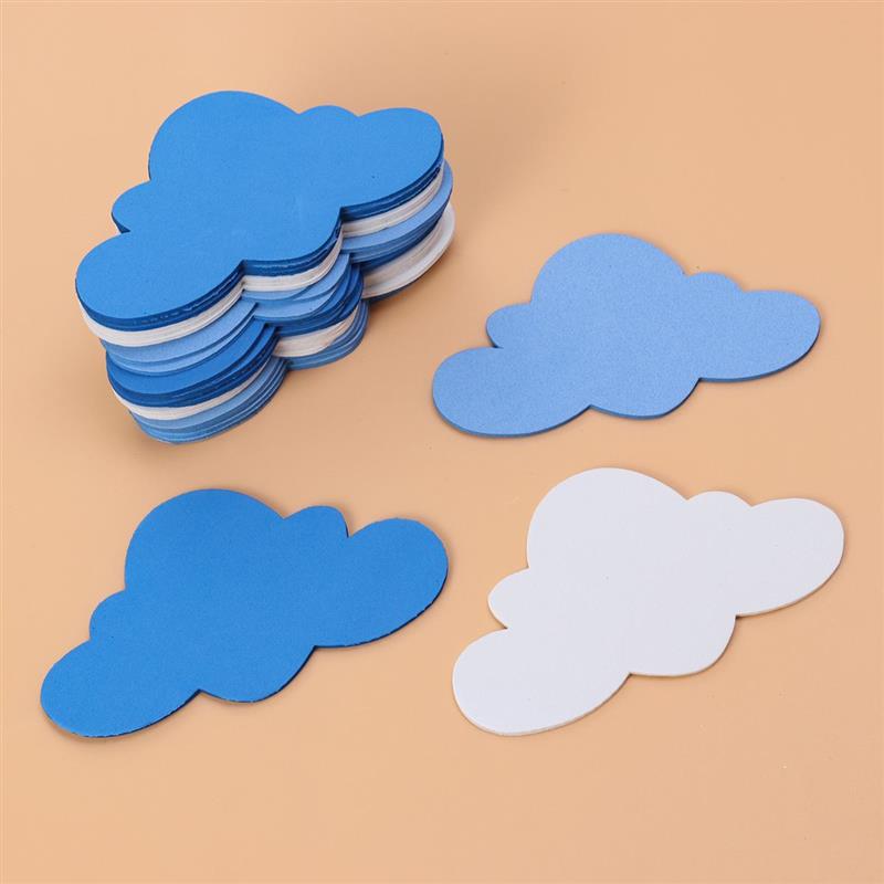 

24pcs Decoration Kids Diy Art Nursery Decor Eva Clouds Wall Sticker Home Decor Classroom Accessories Kids Wall Home Decor 24pcs