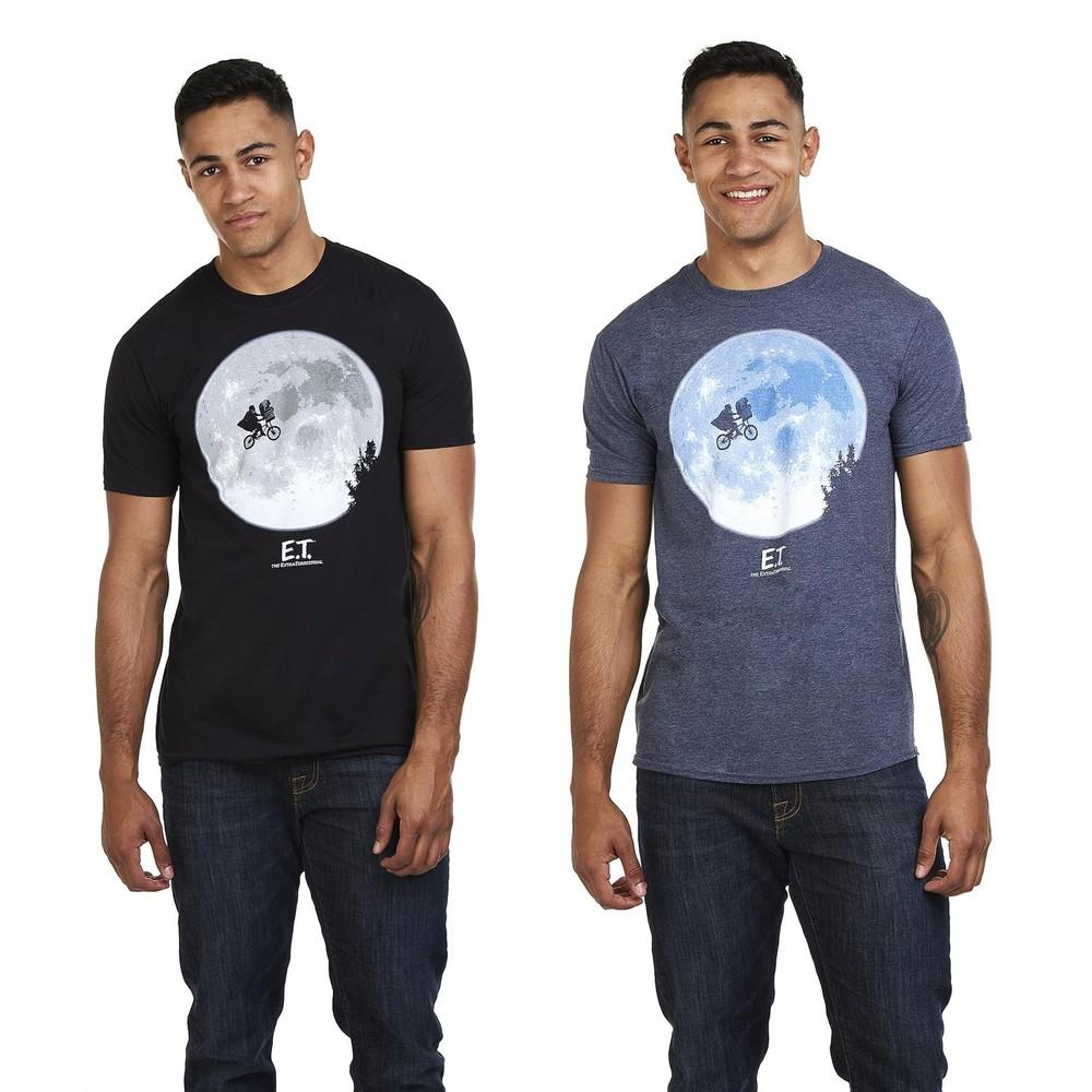 E.T Mens T-shirt Bike Moon Logo Extra Terrestrial Official Unisex T-Shirt XXL
