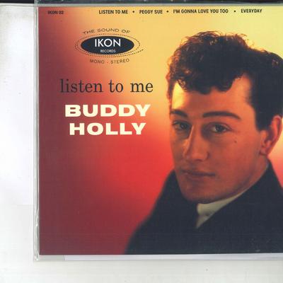 10inch Record BUDDY HOLLY - Listen To Me IKON02 Ikon Records 2020 UK Rock