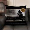 Rock UU Band Music Cushion Cover Natural Linen Organic Fabric DoubleSided Printing Sofa Home Decor Gift Pillow Case