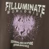 FILLUMINATE Burning Heart T-Shirt - Brown