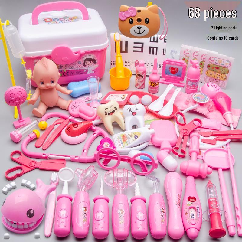 Kids' Doctor Playset: Medical Tools, Stethoscope, Injection, Ambulance