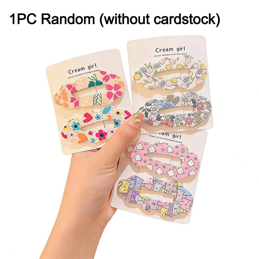 Flower Clouds Hair Clips Candy Color Child Hairgrips Fashion Hair Accessories  for Women Girls