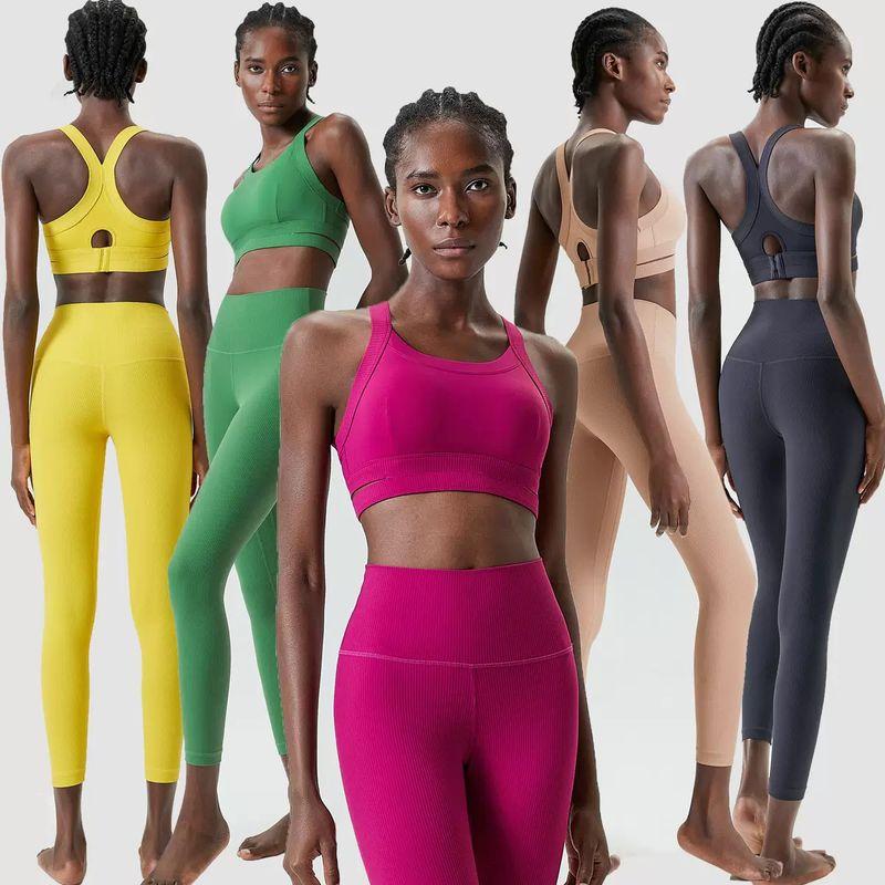 High Strength Bubble Wrap Sports Intimates Women's Square Breast Holding Push-up Pilates Workout Bra Breasted Yoga Vest
