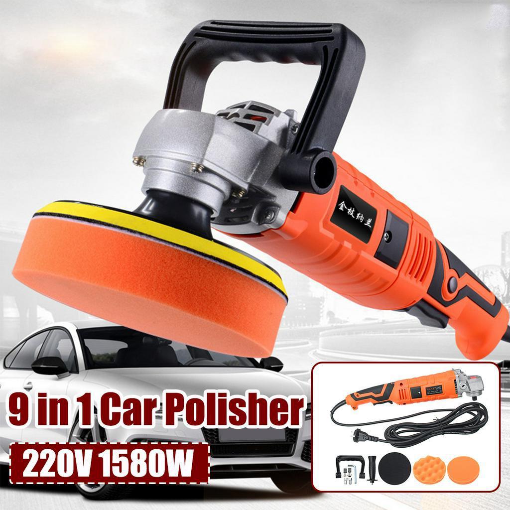 1580W 7Gear Speed Electric Floor Polisher Car Polisher Variable Speed Car Paint Care Tool Polishing Machine Sander
