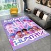 Kpop Demon Hunter Rumi Mira Zoey Grupa Kreskówkowa Dywanik Dywan do Pokoju Zabaw Sypialni Salonu Sofa Wystrój Domu, Dywanik Obszarowy Antypoślizgowy