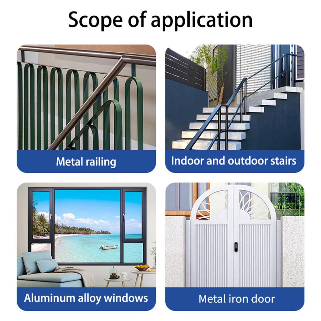 Pretvárače hrdze Kovová farba Vytvára vodotesnú vrstvu pre ochrannú Vhodná na nočné použitie a do vlhkého prostredia