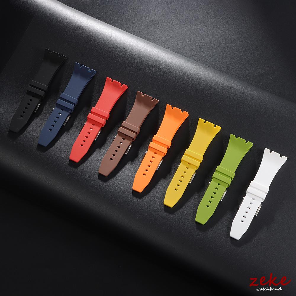 27/28/30mm Silicone Rubber Watchband for AP Royal Oak Offshore 15400 26470 15703 Watch Strap Men Soft Diving Sport Bracelet Band