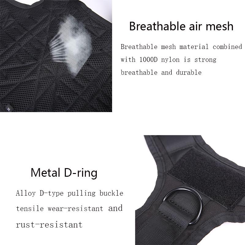 Cross-Border Tactical Dog Harness: Anti-Burst Outdoor Vest for Large Dogs