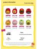 KAKAO FRIENDS Ryan Lion Plush Phone Clip: Cute Cartoon Fruit-Shaped Pendant Bag