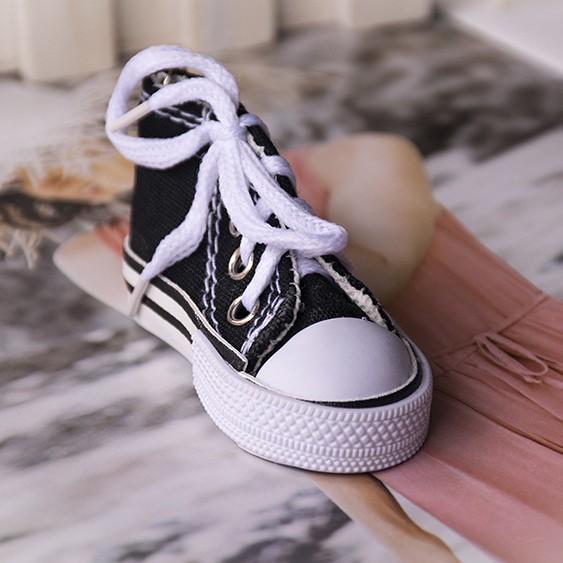 Colorful Canvas Shoes Keychain - Creative Casual Bag Pendant & Car Key Accessory Gift
