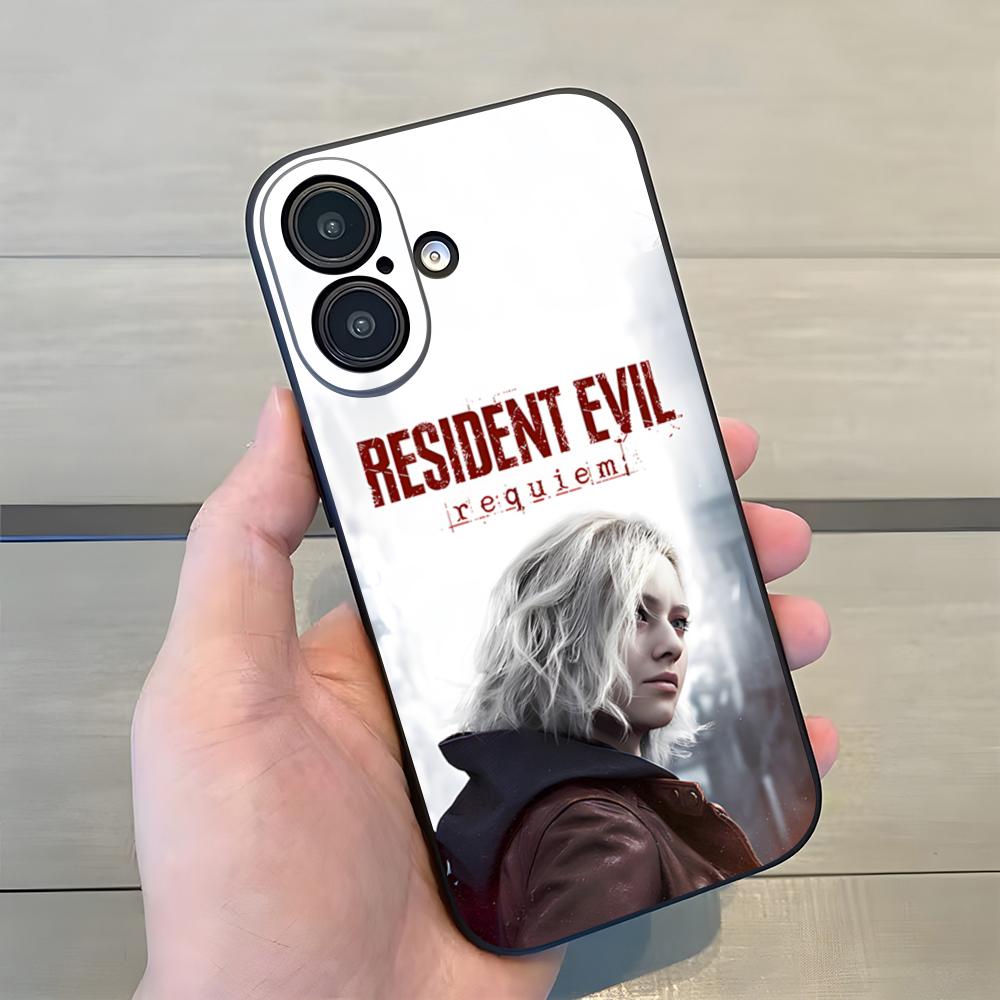 

R-Resident Evil Requiem Phone Case For Iphone 17 Pro Max 15 16 Pro 14 Plus 13 11 12 Xr X Xs 7 8 SE Plus Back Cover iPhone13 Pro