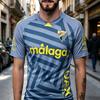 2026 Sommer Malaga CF Auswärtsfußballtrikot Herren-T-Shirt Lässig Schnelltrocknend Geeignet für den täglichen Gebrauch und das Training Familien-Kinder-T-Shirts