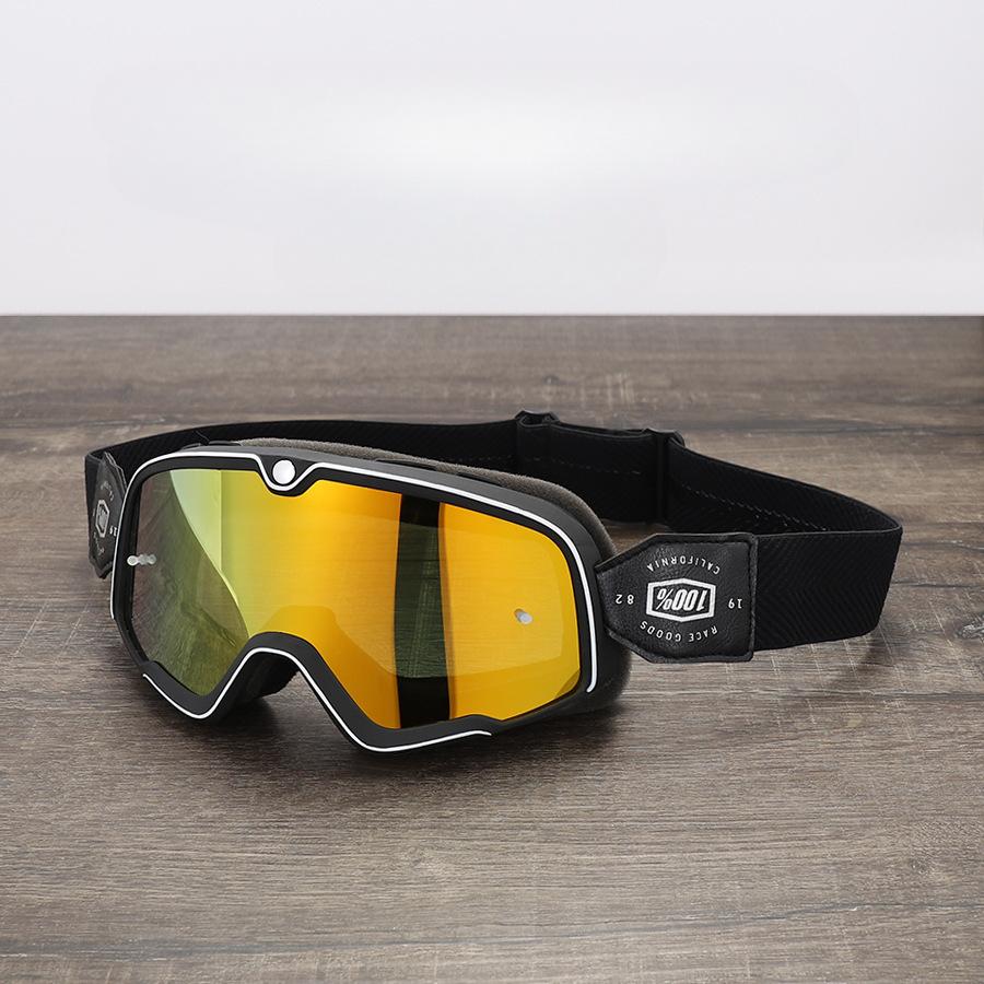 Ochelari de Motocicletă Retro Ochelari Motocross Scuter ATV Schi Ochelari de Soare Ochelari Anti-UV Cafe Racer Chopper Ciclism Curse