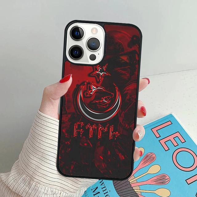 Turkei Turkey Ataturk Flag phone Case Cover For apple 16 Plus iPhone 17 Air 16 15 14 11 12 13 Pro Max coque