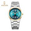 Vintage Aviation Pilot Watch for Men Waterproof Quartz Watch with Date Luminous Hands Steel Strap Dress Wrist Watch