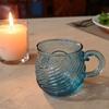 Gradient Color Ocean Theme Mug Waved Texture Wave Mug Portable Sunset Mug  Kitchen