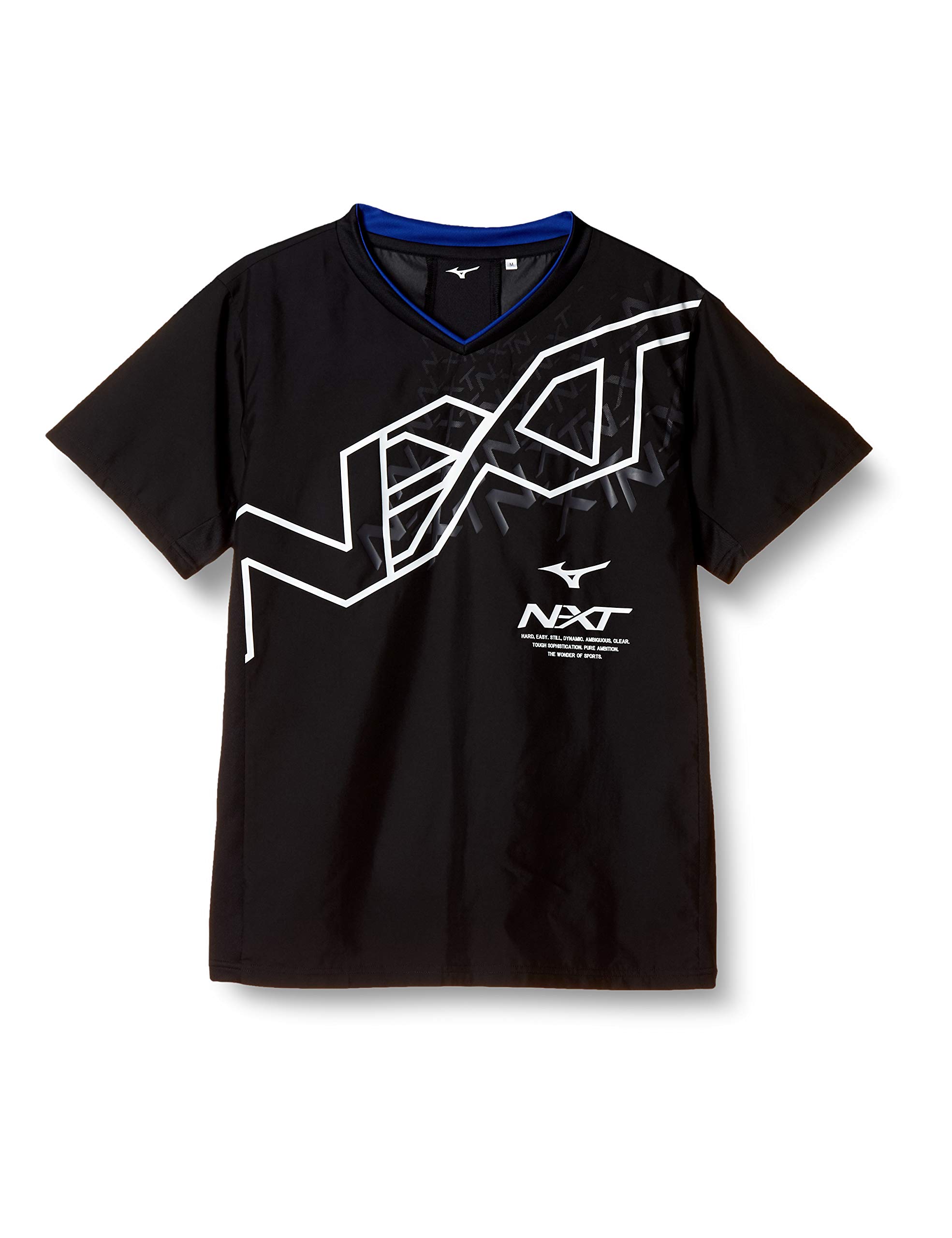 

Mizuno V2ME0501 Volleyball Windbreaker Short Black x Size M N-XT Shirt, Sleeve, Blue, (Japan)