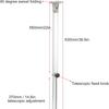 56 To 93cm Adjustable RV Folding Telescoping Leg Tables Support Aluminum Alloy Telescopic Desk Stand for Rv Pontoon Truck Camper Yacht Travel Trailer