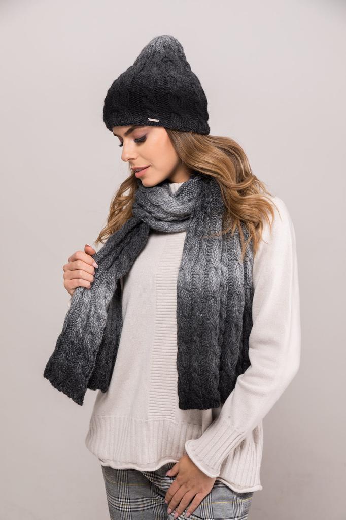New Jersey Women' Winter Alpaca Set Color Black