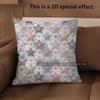 2D Bohemian Star Print Throw Pillow Covers Pattern Cushion Cover Suitable For Sofa Bedroom Car Pillow Cover