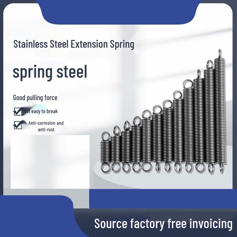 SOXW Stainless Steel Extension Springs with Hooks
