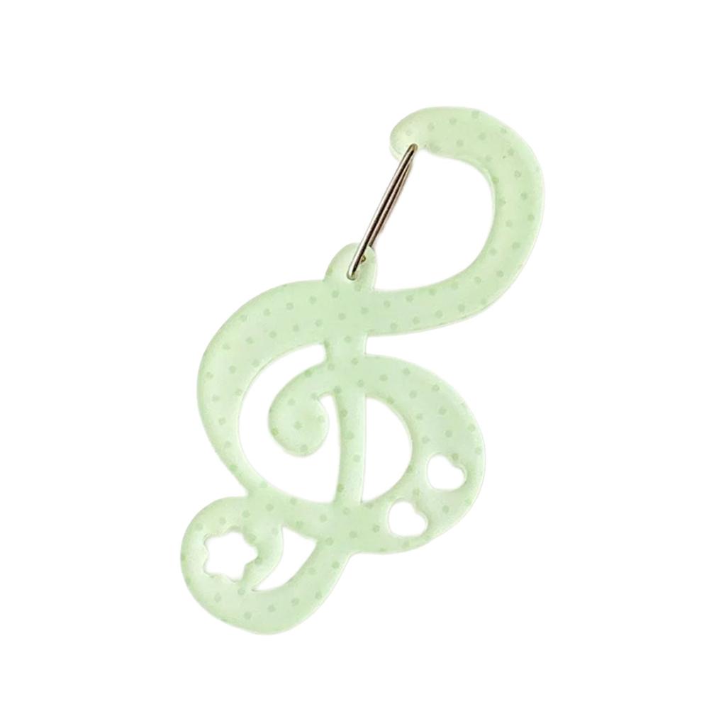 Acrylic Star Note Shape Carabiner Hook Clips Card Holder Keychain Portable Outdoor Keyring Hook Backpack Pendant Gifts