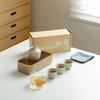 Fuchu Oriental Souvenir Portable Travel Tea Set Ceramic Kuaike Cup Business Company High-end Gift Set