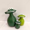 Garten Frosch Statue mit großem Maul Outdoor Frosch Dekorationen Garten zum Dekorieren Terrasse Balkon und Rasen Kreatives Tischornament NEU