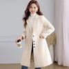 Long Woolen Suit Cashmere Coat for Women, Autumn Women's Woolen Coat for Women