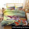 3D Print Carp Hunter Art Bedding Set Double Twin King Duvet Cover Comforter Pillowcase Boys Girls Adults Bedroom