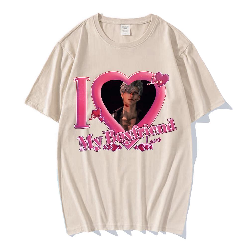 Kocham Mojego Chłopaka Sylusa T-shirty Miłość i Deepspace Gorąca Gra T-shirty Walentynki Idealny Top Moda Damska Nowa Odzież T-shirt