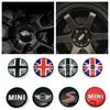 4Pcs 54mm Car Wheel Center Hub Cap Rim Cover for MINI Flag Cooper S JCW One R56 R60 F54 F55 F56 F60 Clubman Countryman