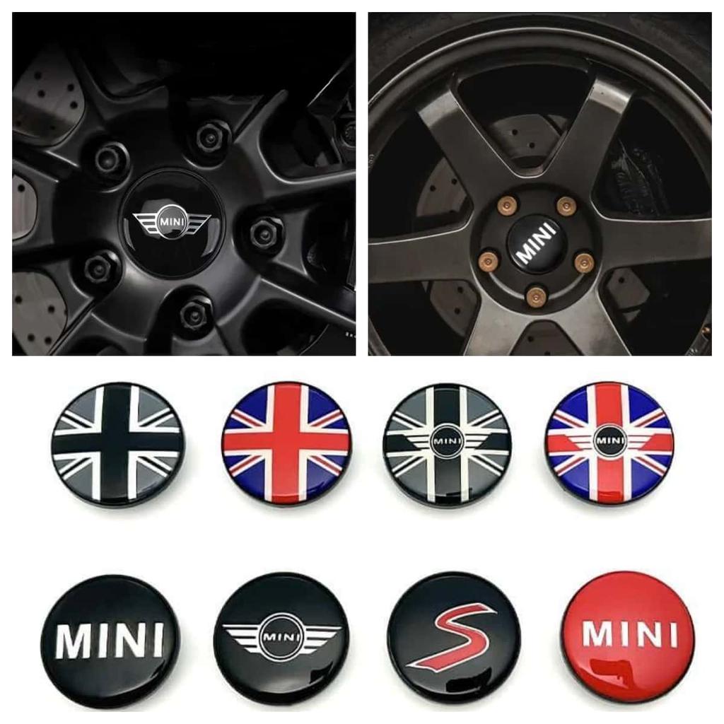 4Pcs 54mm Car Wheel Center Hub Cap Rim Cover for MINI Flag Cooper S JCW One R56 R60 F54 F55 F56 F60 Clubman Countryman