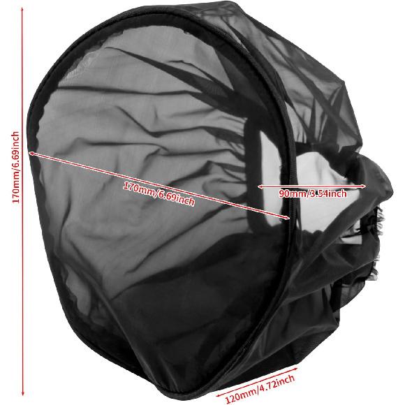 HDBUBALUS Motorcycle Waterproof Air Filter Rain Sock Dustproof Protective Cover For Harley Dyna Sportster Touring Softail Air Cleaner Kits