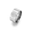 LIKGREAT Stainless Steel Saint Benedict Ring For Women Men Catholic Christian Amulet Punk Jewelry Valentine's Day Gift Wholesale
