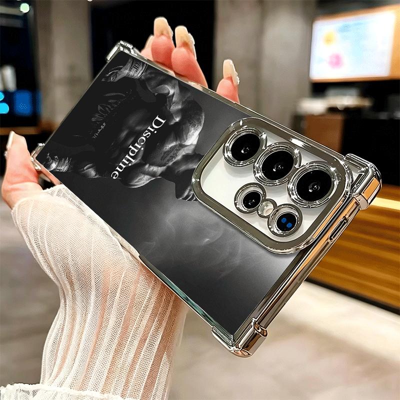 Mike Tyson Boxer Mann Beschichtung Handyhülle Für Samsung Galaxy S24 S25 FE S26 Edge S23 Ultra S22 S21 Plus S20 Anti-Fall Airbag Hülle