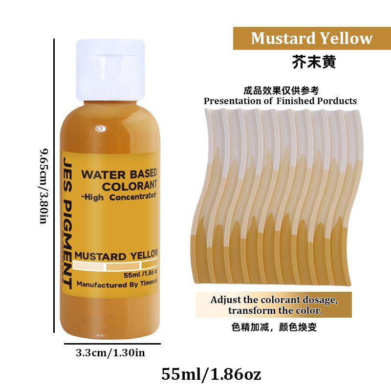 55ml Hochkonzentrierter Wasserbasierter Farbstoff Gips Harz Färbefarben OEM Farbpaste Harzpigment Formen