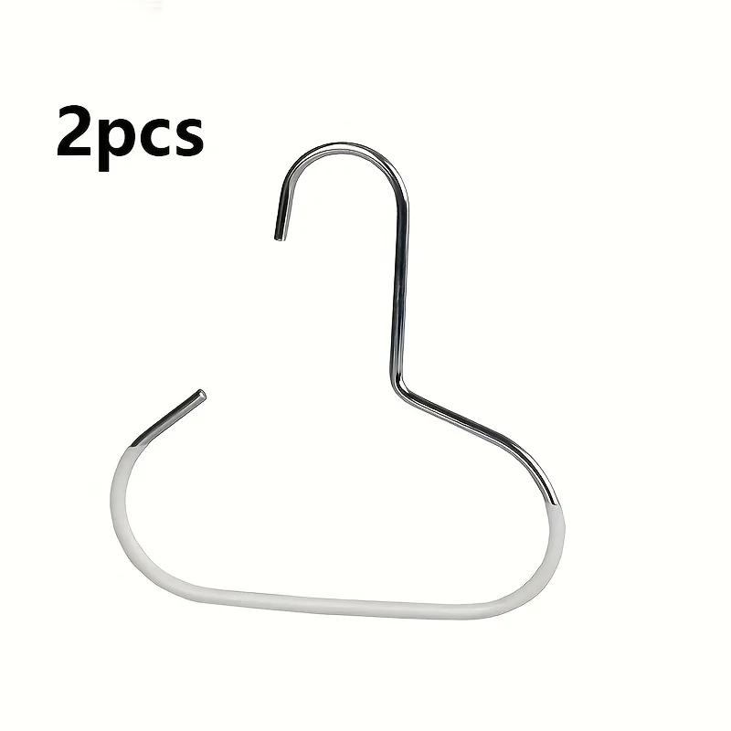 5pcsVersatile Manganese Steel Round Hook - Perfect for Hats, Ties, Scarves & Bags, Strong Load-Bearing, Non-Deformable