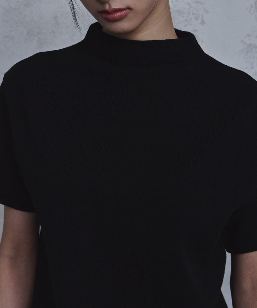 PARADIGMFILM [Ep.02] Mock Neck Half Knit (Black)