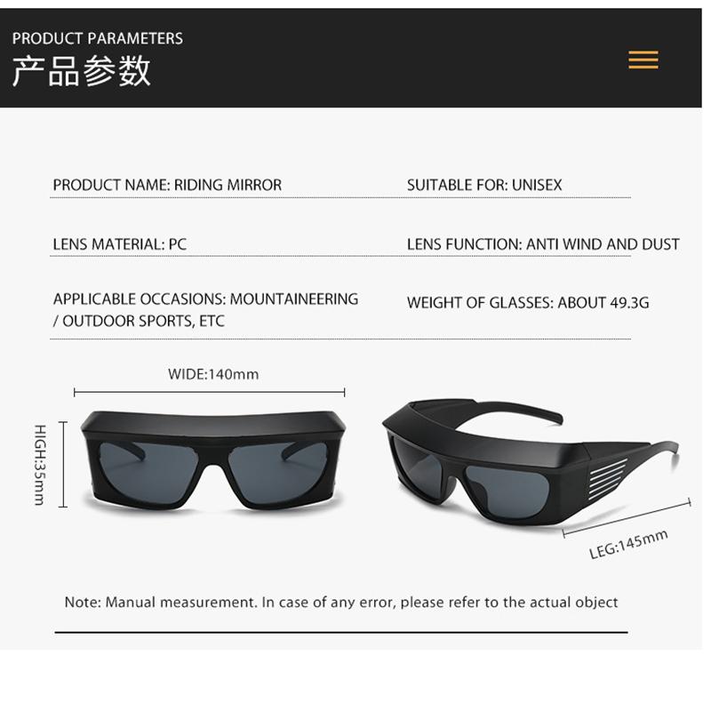 Vintage y2k Designer Oversized Steampunk Sunglasses ladies For Men Sun Glasses Luxury Big Frame Trend Punk Eyeglasses UV400