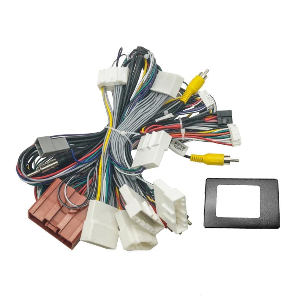 16pin Stereo Radio Android Wiring Harness W/ Cabus Box For Mazda CX-5 2014-2016