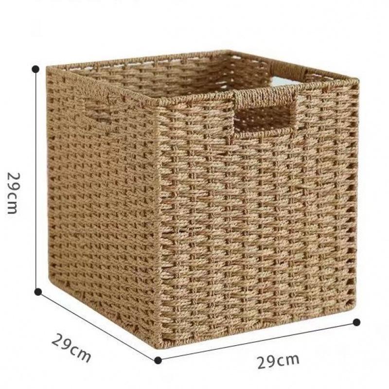 Geflochtener Gitter-Aufbewahrungskorb-Organizer für Snacks, Spielzeug und Kleinkram