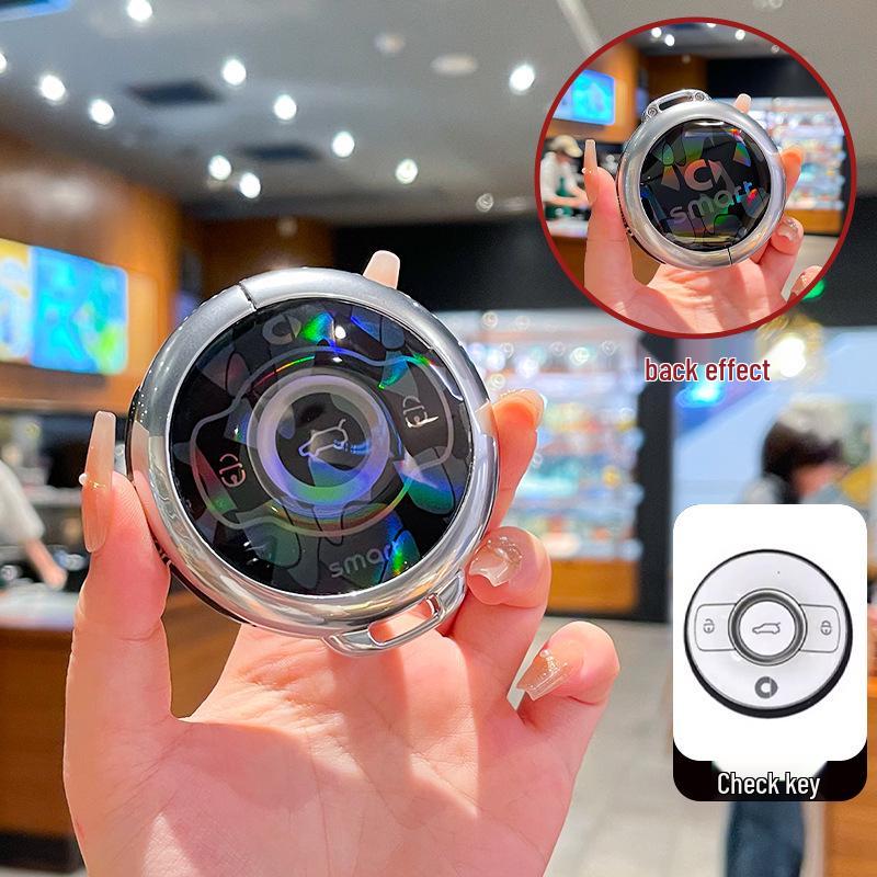 

Suitable for Mercedes Smart Fortwo Key Case #1 #3 #5 (2025 Model) Shell Buckle Bag.