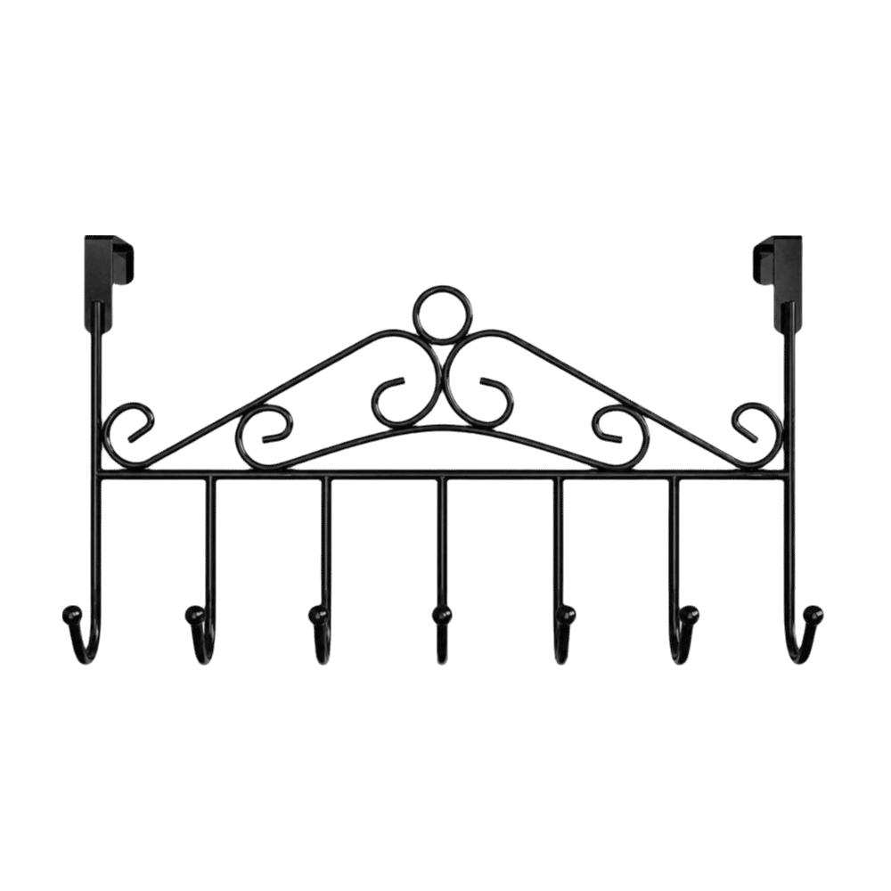 Multiple Hooks Over Door Hook Rack Metal Door Hanging Rack New Coat Hook Rack  Entryway Storage